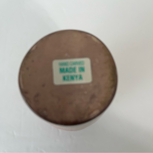 Hand Carved Soapstone Etched Giraffe Tree African Made in Kenya - Picture 12 of 15